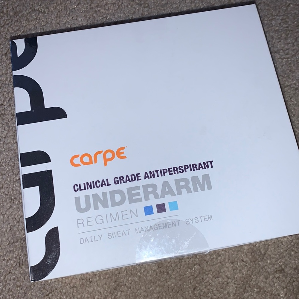 NEW Carpe Clinical Grade Antiperspirant Underarm Regimen